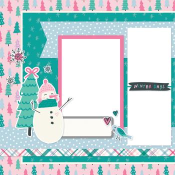 Simple Stories Simple Pages Kit Winter Days Simple Pages Kit - Bits & Pieces