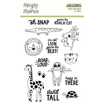 Simple Stories -  Into the Wild - Clearstamp - Stempel