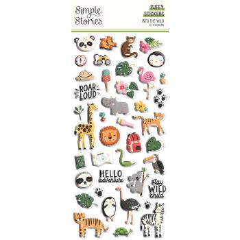 Simple Stories - Into the Wild - Puffy Stickers 