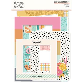 Simple Stories -  Let's Go!  - Chipboard Frames