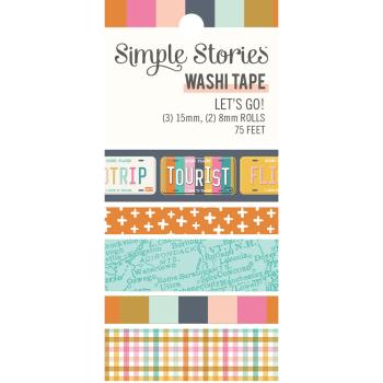 Simple Stories  " Let's Go! "  Washi Tape