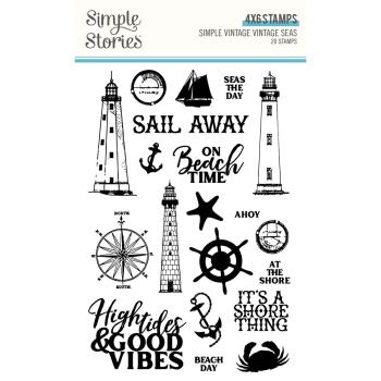 Simple Stories - Vintage Seas  - Clearstamp - Stempel