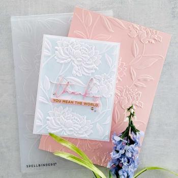 Spellbinders Embossingfolder "Beautiful Blooms 3D" - Prägefolder