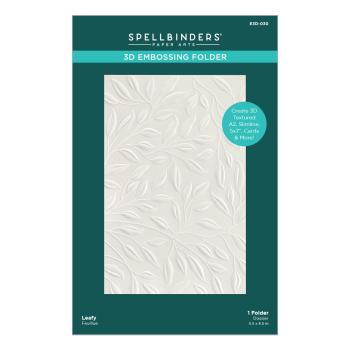 Spellbinders Embossingfolder "Leafy 3D" - Prägefolder