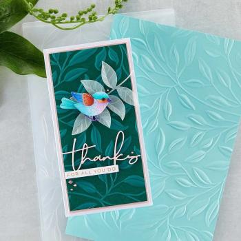 Spellbinders Embossingfolder "Leafy 3D" - Prägefolder