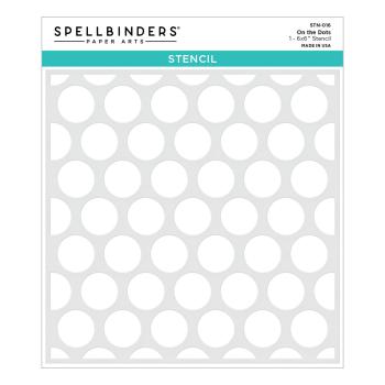 Spellbinders Stencil "On the Dots" - Schablone