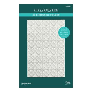 Spellbinders Embossingfolder "Origami Folds 3D" - Prägefolder