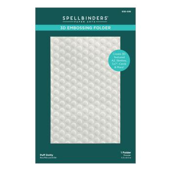 Spellbinders Embossingfolder "Puff Dotty 3D" - Prägefolder