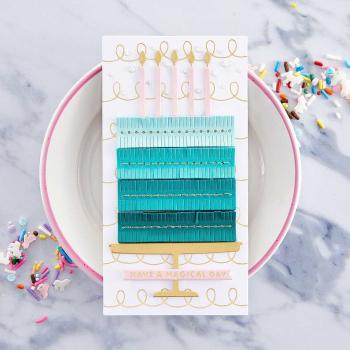 Spellbinders Dies "Stitched Fringe Cake Etched" Stanzschablonen