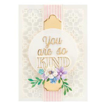 Spellbinders Dies "Thank you for your Kindness Etched" Stanzschablonen