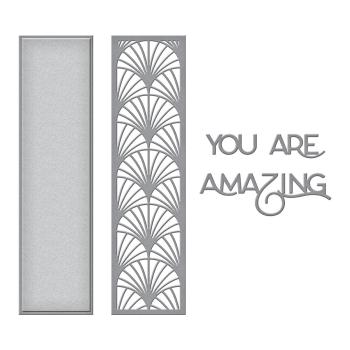 Spellbinders Dies "You're Amazing Etched" Stanzschablonen