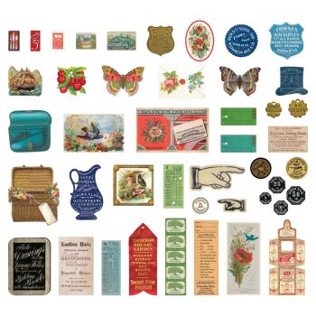 Spellbinders Die Cuts  "Meadow Lark Miscellany Printed" Stanzteile