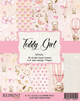 Reprint Teddy Girl 6x6 Inch Paper Pack