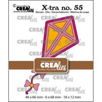 Crealies - Xtra Stanzschablone Kite 