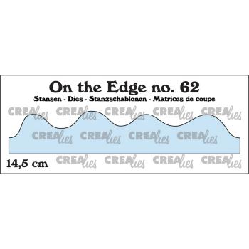 Crealies - On The Edge Stanzschablone 4 Waves Or Snowdrifts 