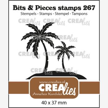 Crealies - Bits - Pieces Stempel Palmtrees 