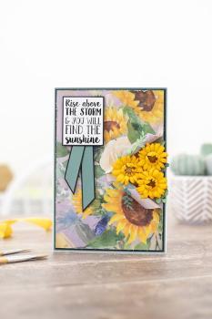 Crafters Companion -Die Striking Sunflower - Stanze