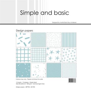 Simple and Basic "Mint " Paper Pack 12x12 Inch 