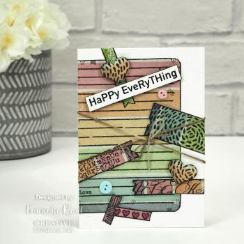 Woodware Scrap Washi   Clear Stamps - Stempel 