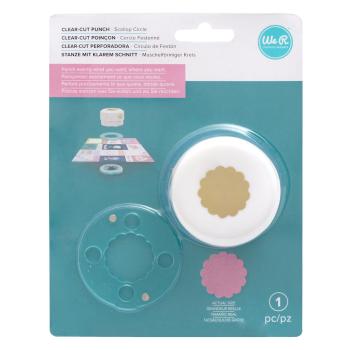 We R Memory Keepers - Clear cut punch Scallop circle - Motivstanze