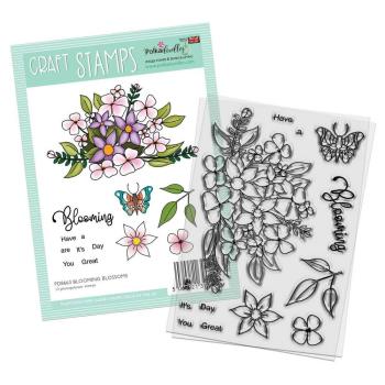Polkadoodles Stempel "Blooming Blossom Flower" Clear Stamp-Set