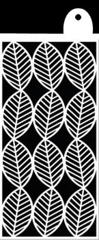 IndigoBlu "Tumbling Leaves" Stencil 6x3 - Schablone