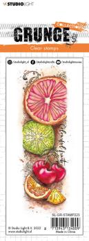 Studio Light - Clear Stamp Grunge collection Colourful Fruit Grunge Stamps - Stempel