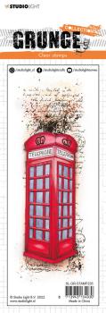 Studio Light - Clear Stamp Grunge collection Telephone Booth Grunge Stamps - Stempel