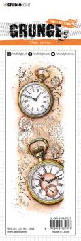 Studio Light - Clear Stamp Grunge collection Vintage Clocks Grunge Stamps  - Stempel