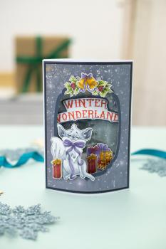 Crafters Companion - Vintage Snowman Clear Stamp Winter Wonderland - Clear Stamps