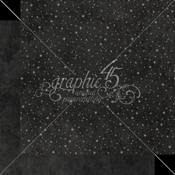 Graphic 45 "Charmed" 12x12" Patterns & Solid Pad