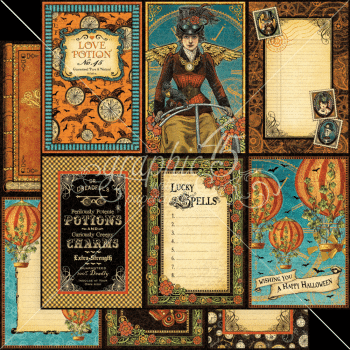 Graphic 45 "Steampunk Spells" 8x8" Paper Pad