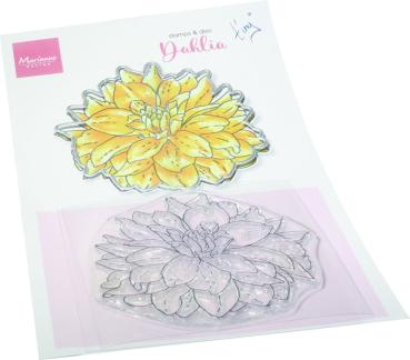 Marianne Design - rianne Design Stamp & Die Tiny's Flowers Dahlia