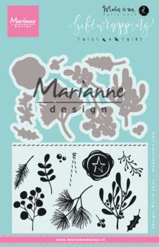 Marianne Design - Maker Is Me Stamp & Die Gift Wrapping Twigs & Twine 