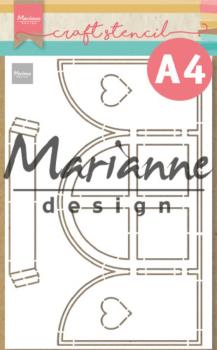 Marianne Design - Stencil -  Window  - Schablone 