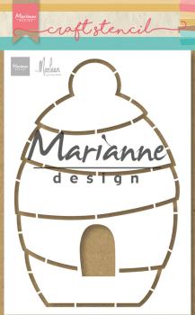 Marianne Design - Stencil -  by Marleen Beehive (PS8118) - Schablone 