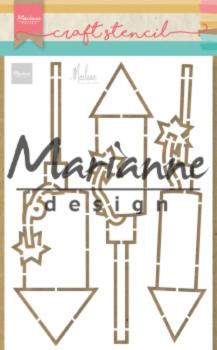 Marianne Design - Stencil - by Marleen Fireworks  - Schablone 