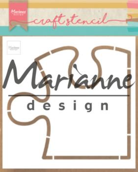 Marianne Design - Stencil - Puzzle  - Schablone 