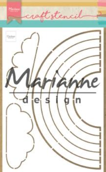 Marianne Design - Stencil - Rainbow  - Schablone 