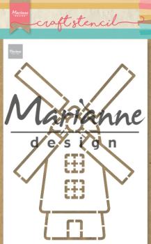 Marianne Design - Stencil - Windmill  - Schablone 