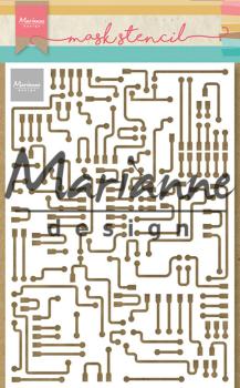 Marianne Design - Stencil - Circuit Board  - Schablone 