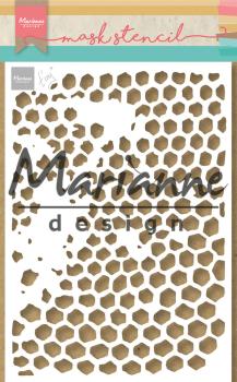 Marianne Design - Stencil - Tiny's Honeycomb  - Schablone 