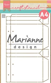Marianne Design - Stencil - Shopping Bag  - Schablone 