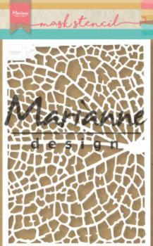 Marianne Design - Stencil - Tiny's Leaf Grain  - Schablone 