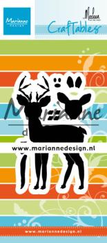 Marianne Design Craftables - Dies -  by Marleen Deer  - Stanzschablone 