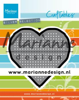 Marianne Design Craftables - Dies -  Cross Stitch Heart  - Stanzschablone 