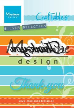 Marianne Design Craftables - Dies -  Thank You  - Stanzschablone 