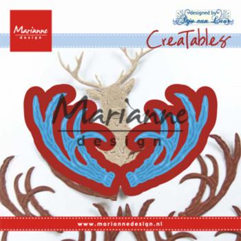 Marianne Design Creatables - Dies -  Anja's Antlers  - Präge- und Stanzschablone 