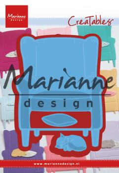 Marianne Design Creatables - Dies -  Armchair & Kitten  - Präge- und Stanzschablone 