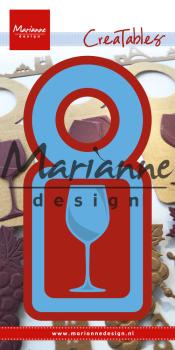 Marianne Design Creatables - Dies -  Bottle Label  - Präge- und Stanzschablone 